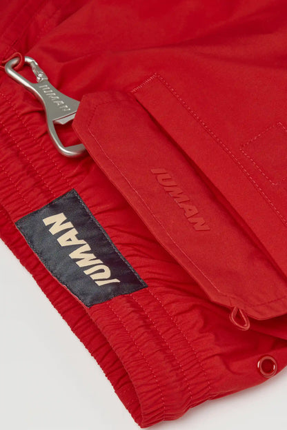 Short Solid Color Swim Trunks