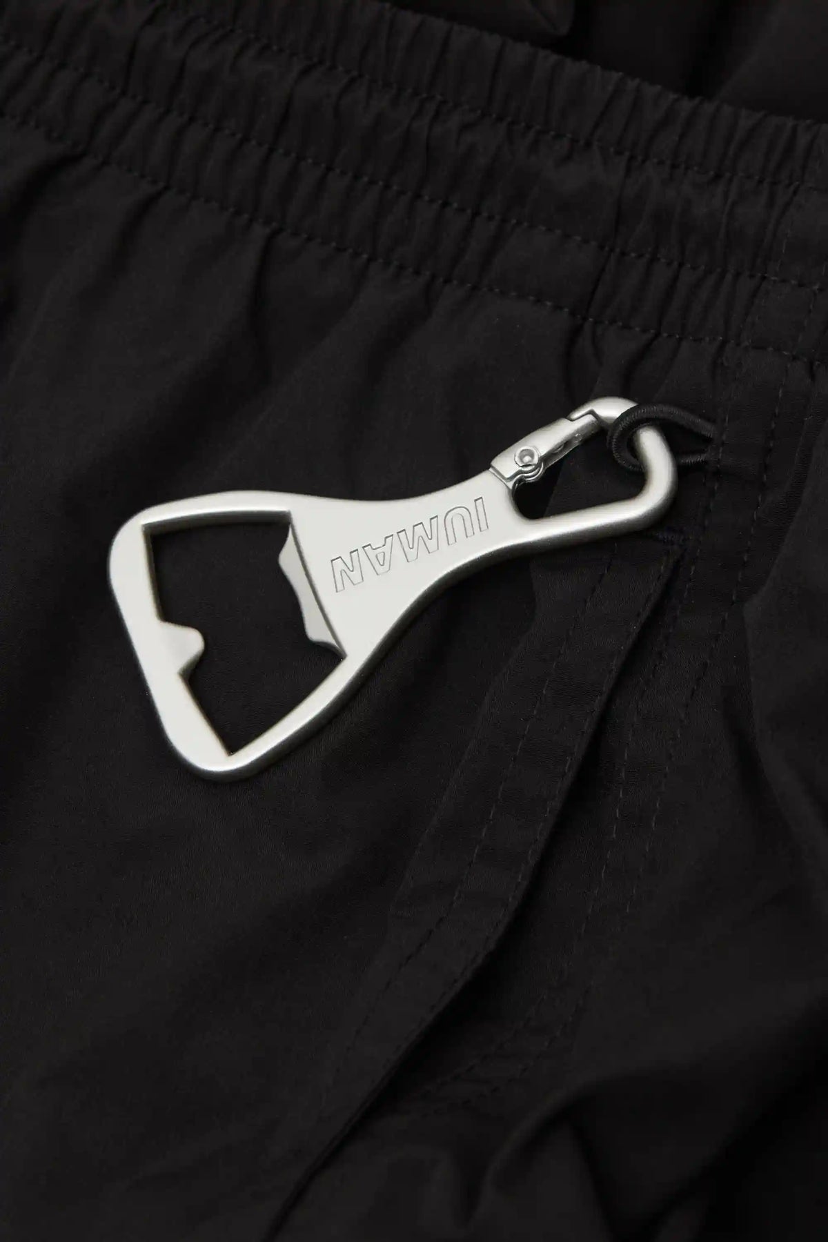 Long Solid Color Swim Trunks