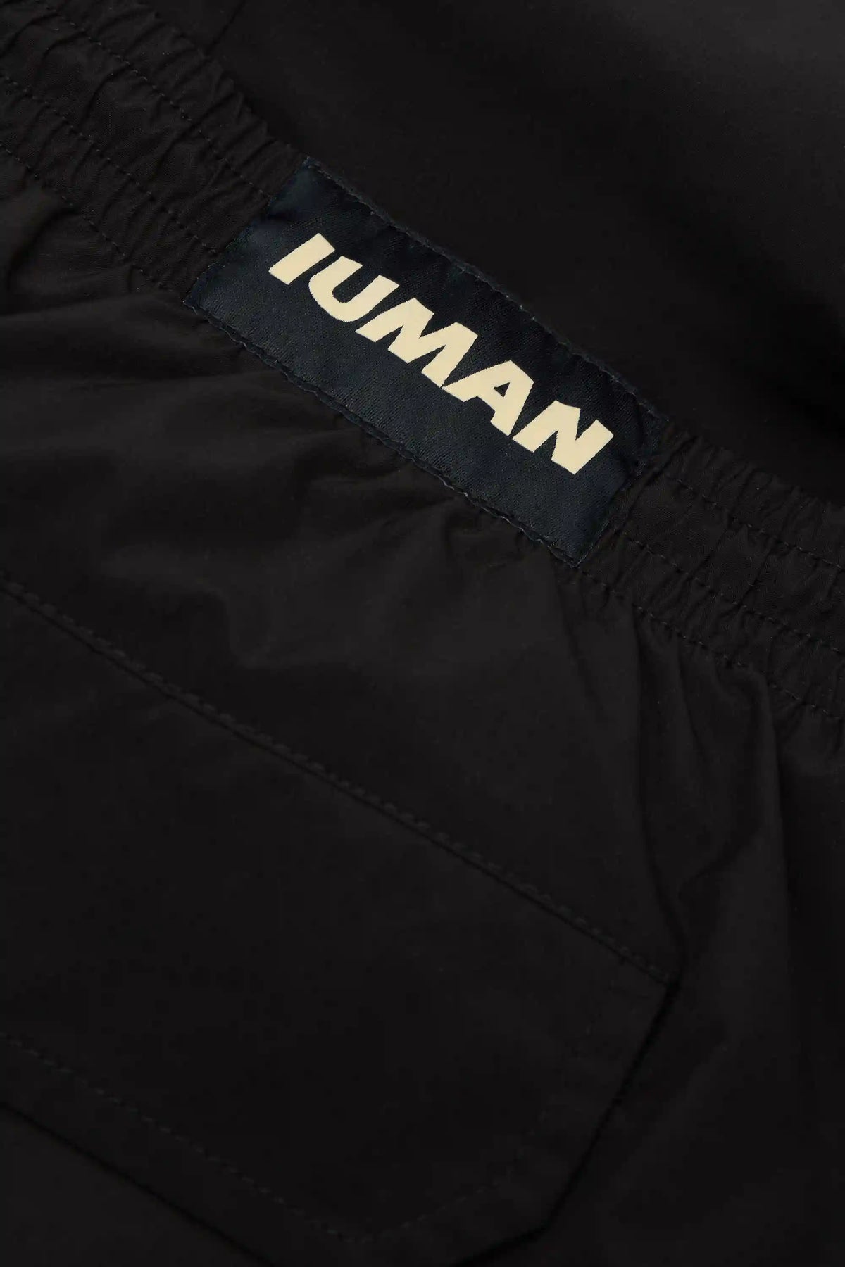 Long Solid Color Swim Trunks