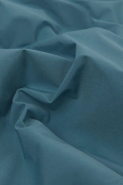 Long Solid Color Swim Trunks