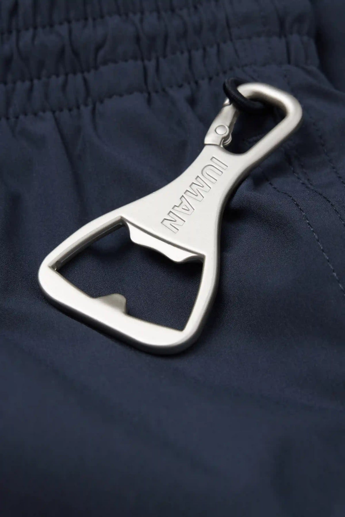 Long Solid Color Swim Trunks