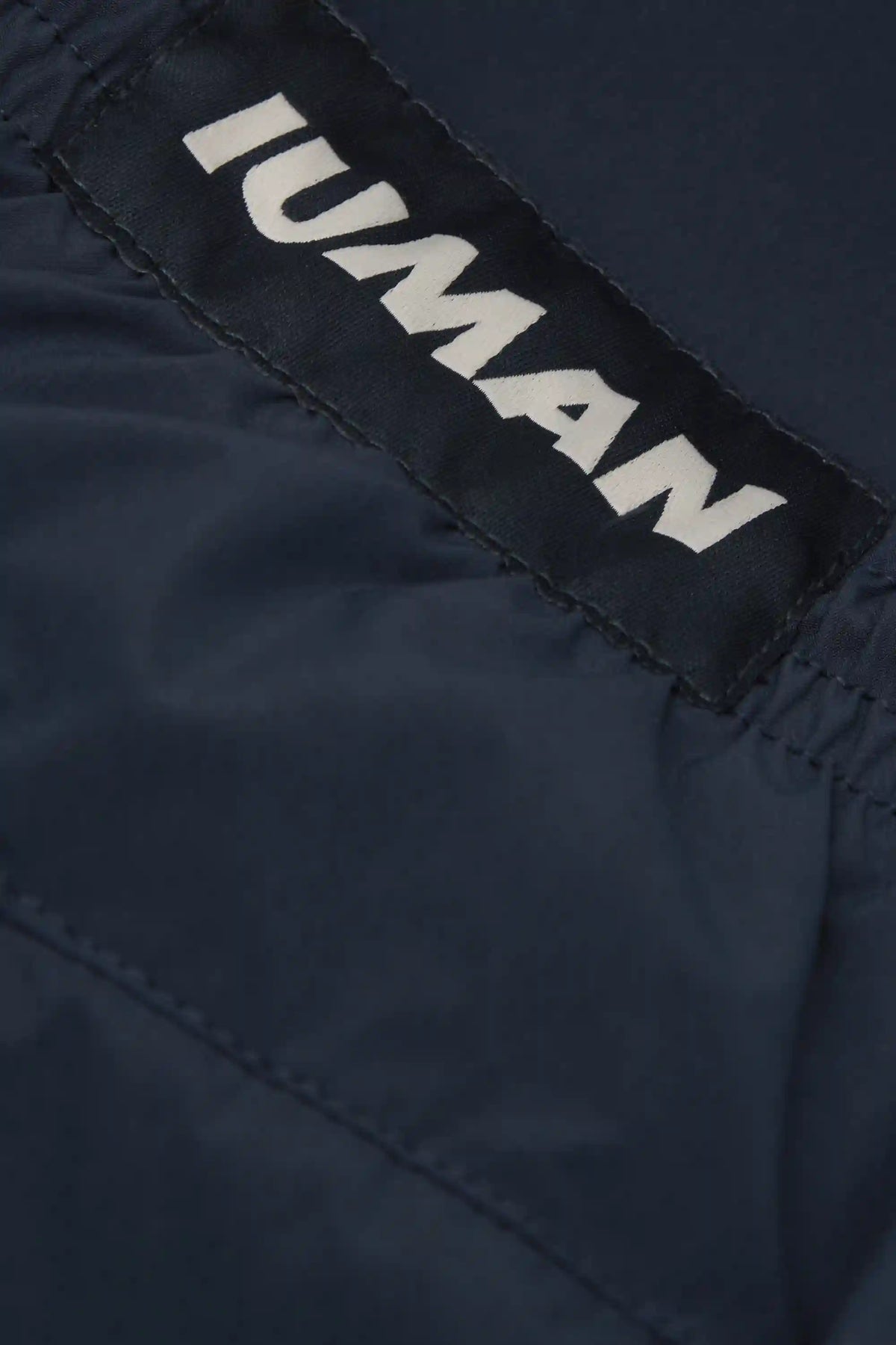 Long Solid Color Swim Trunks