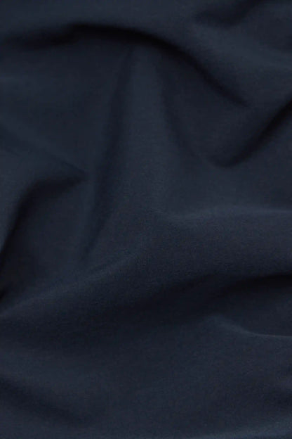 Long Solid Color Swim Trunks