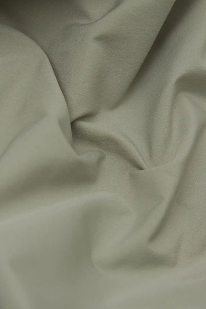 Long Solid Color Swim Trunks