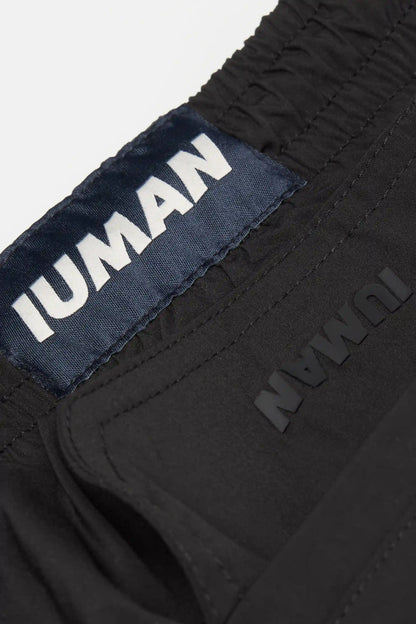 Mid-Length Solid Color Swim Trunks