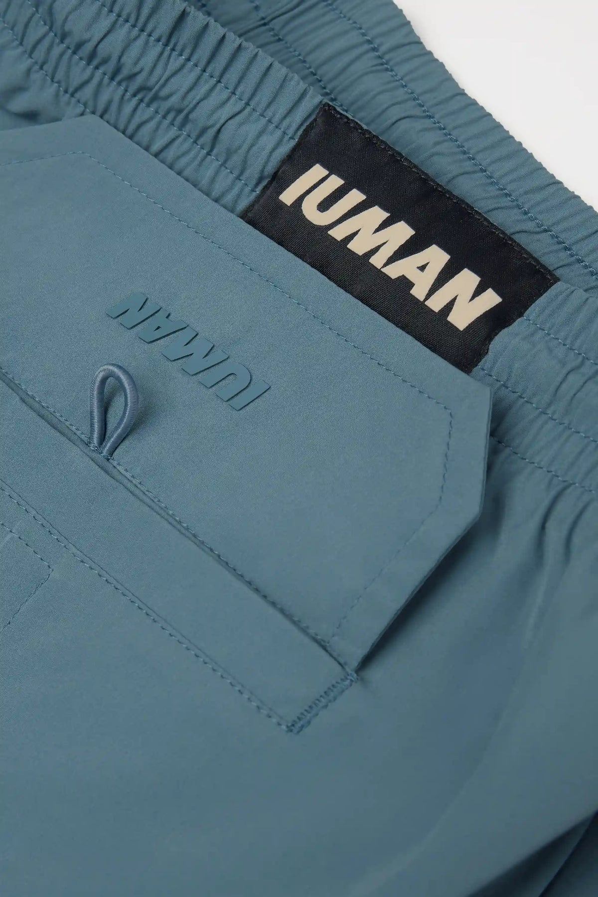 Mid-Length Solid Color Swim Trunks