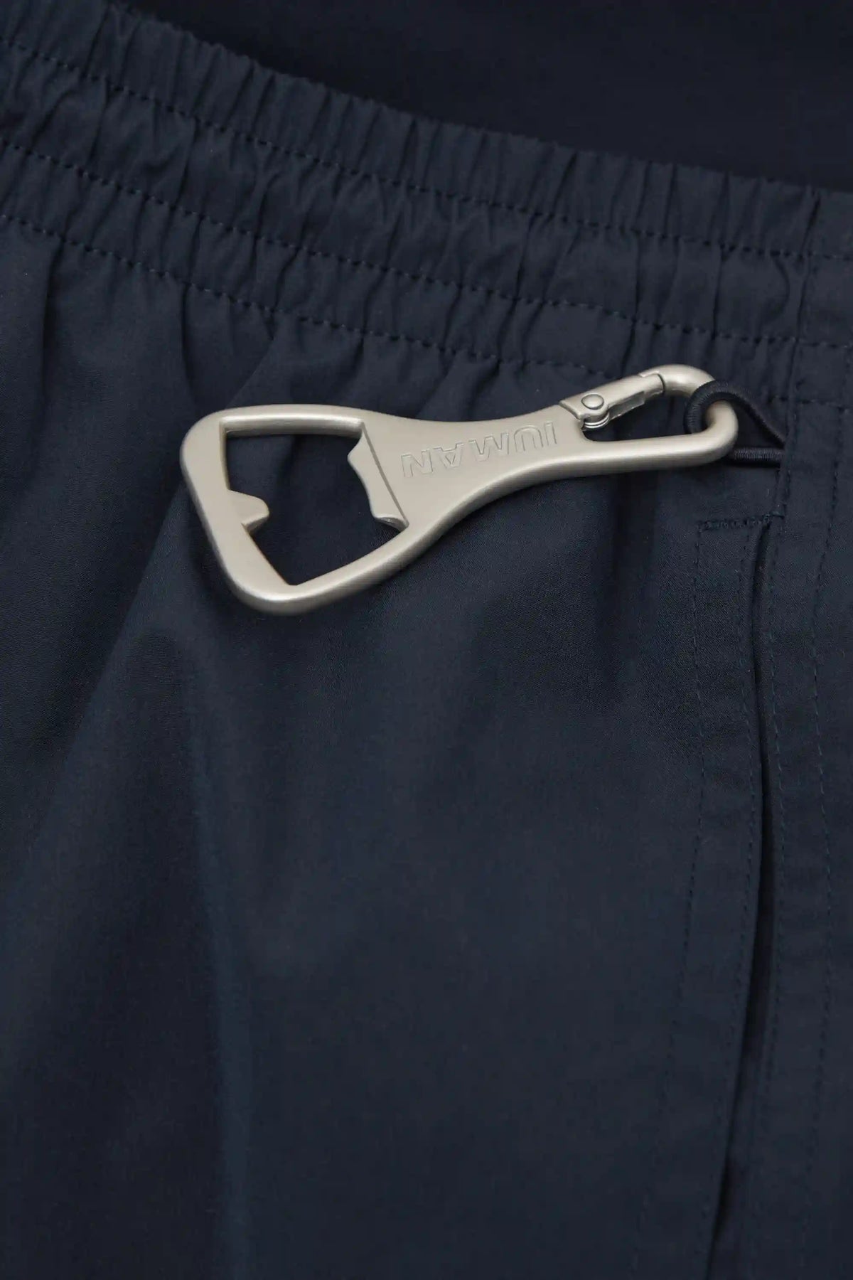 Mid-Length Solid Color Swim Trunks