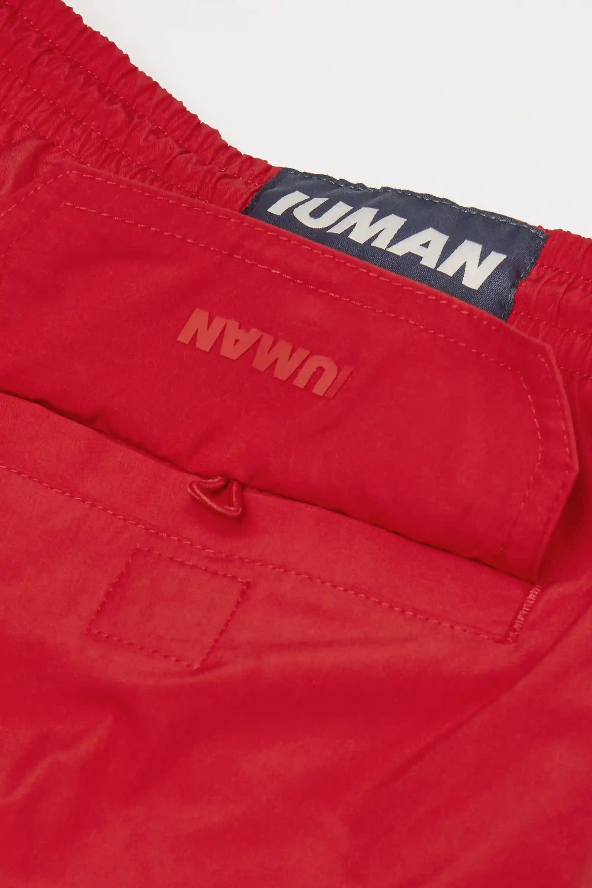 Mid-Length Solid Color Swim Trunks