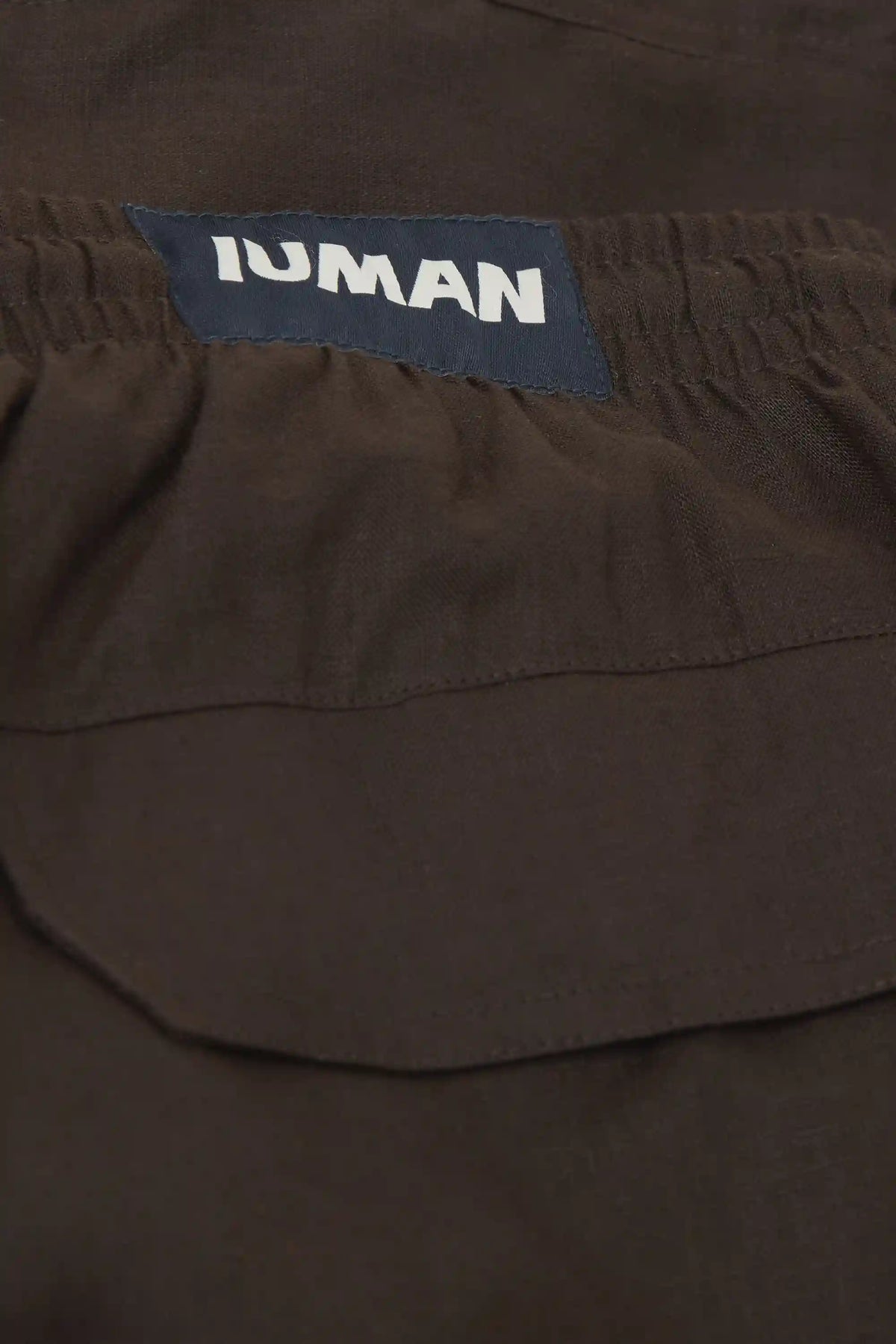 Solid Color 100% Linen Swim Trunks