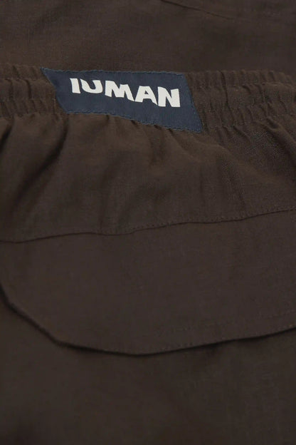 Solid Color 100% Linen Swim Trunks