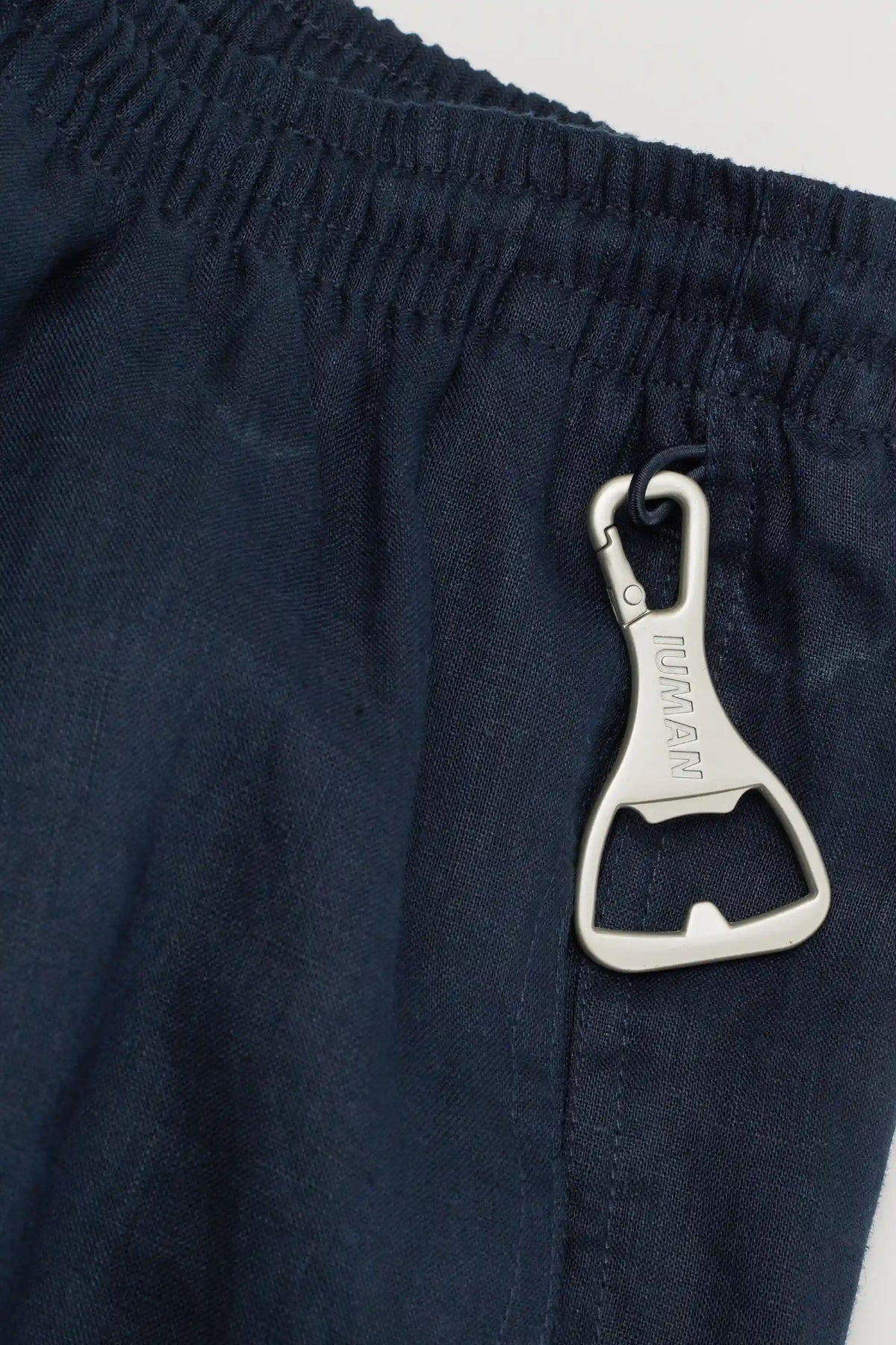 Solid Color 100% Linen Swim Trunks