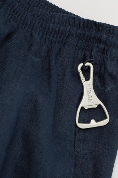 Solid Color 100% Linen Swim Trunks