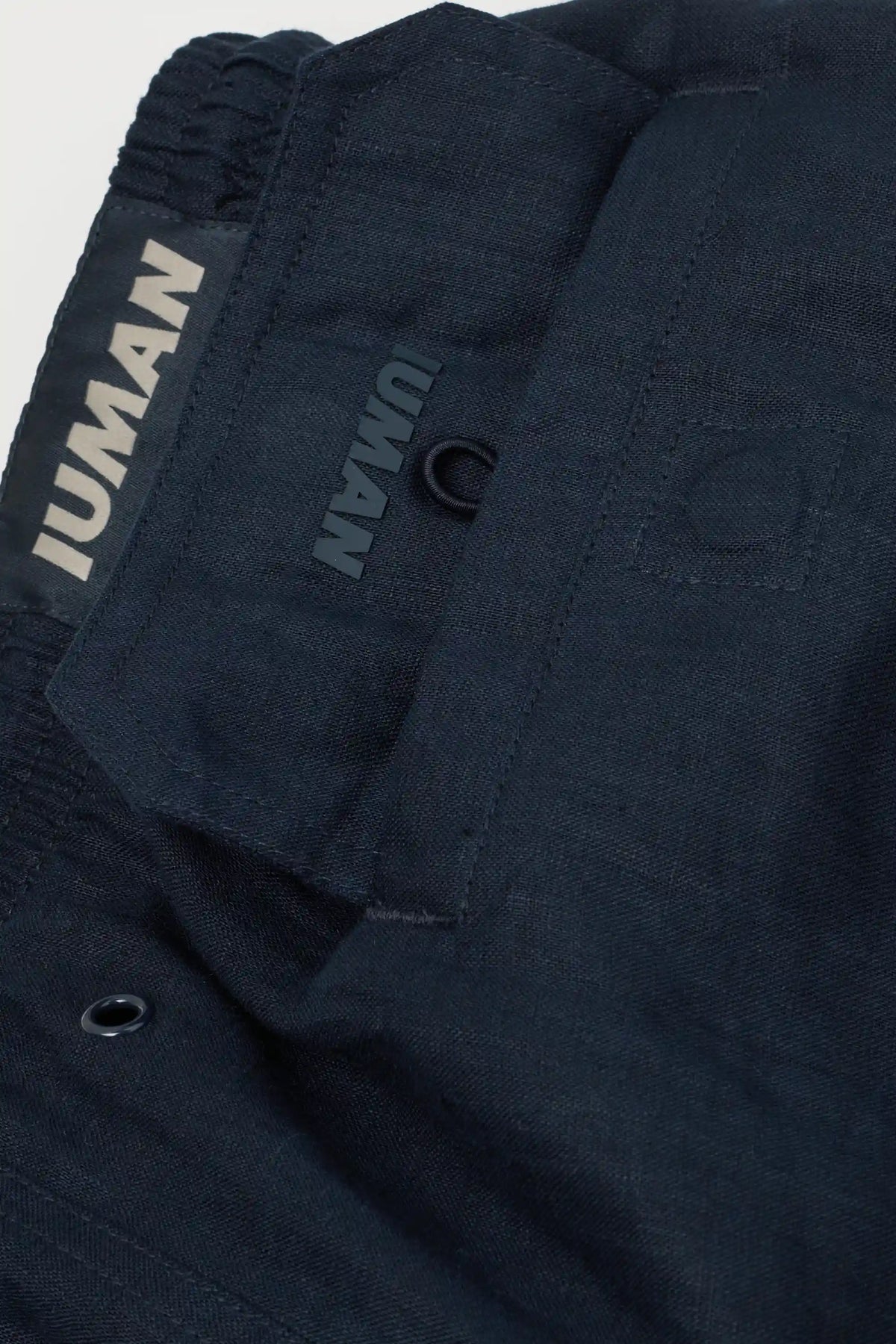 Solid Color 100% Linen Swim Trunks