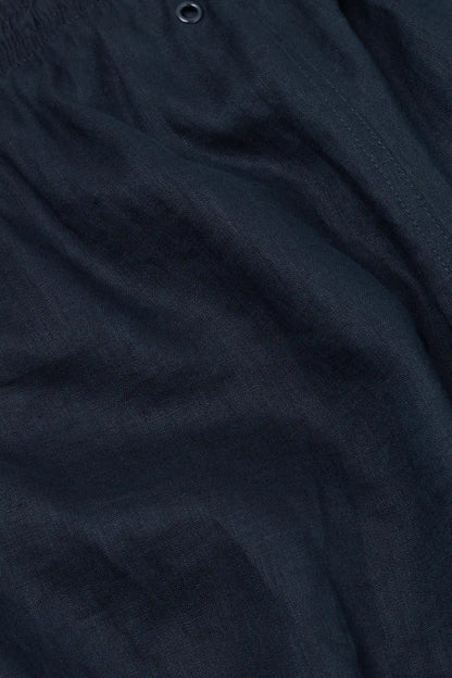 Solid Color 100% Linen Swim Trunks