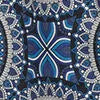 Blue Shaded Mosaic Print Swim Trunks