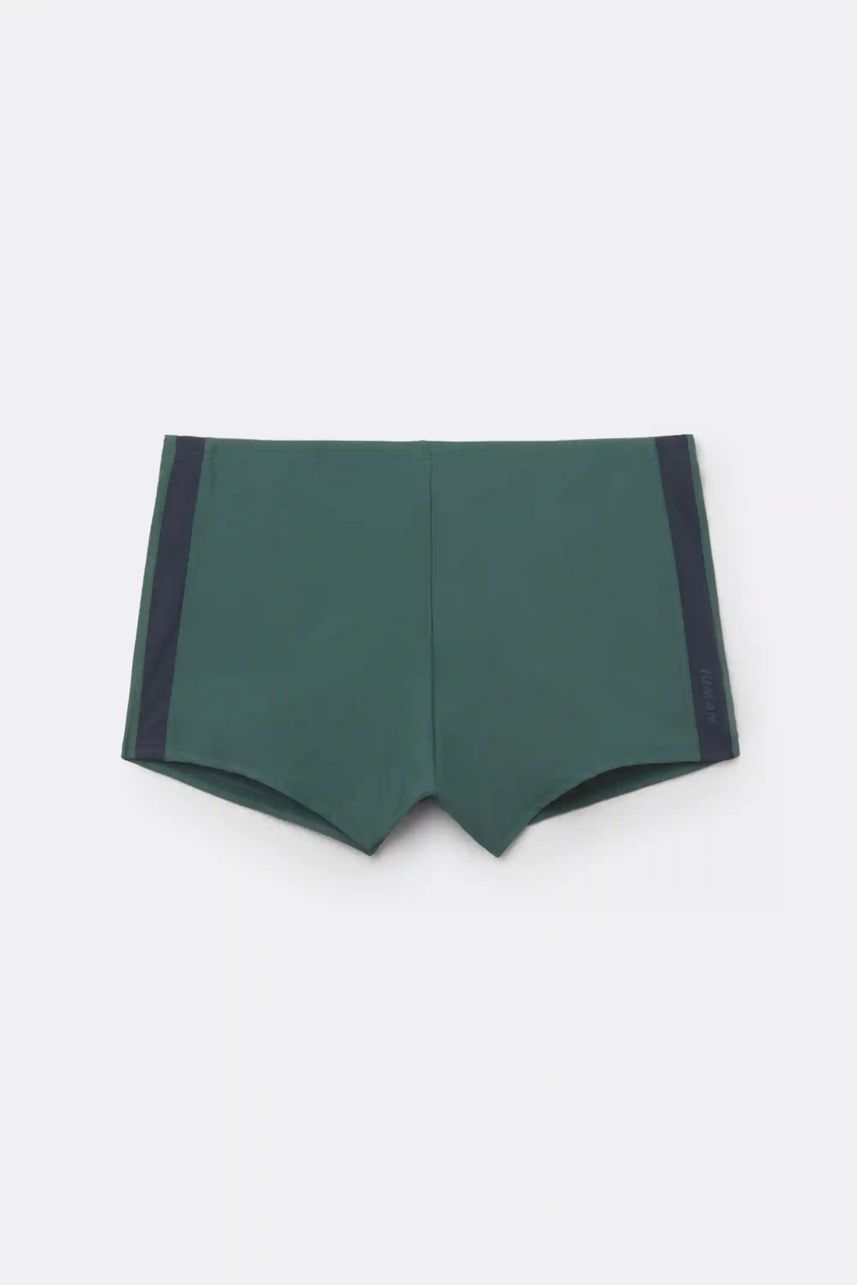 Solid Color Close-Fitting Swim Shorts