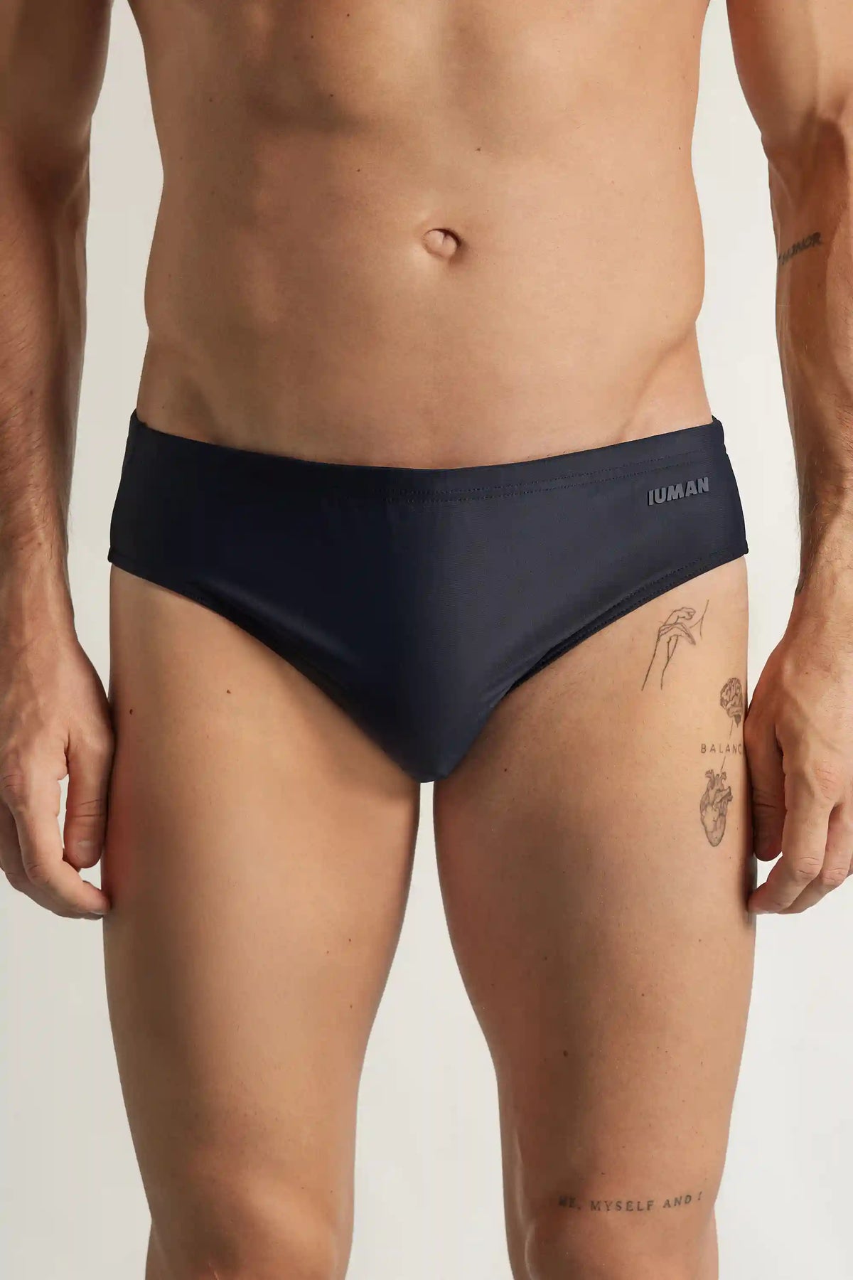 Solid Color Swim Briefs