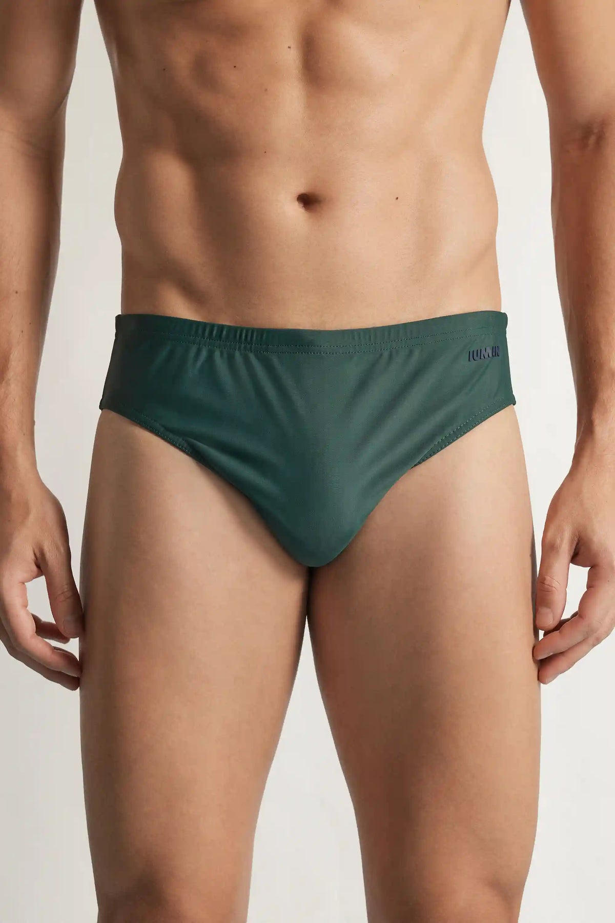 Solid Color Swim Briefs
