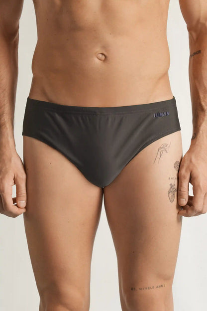 Solid Color Swim Briefs