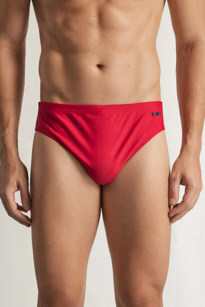 Solid Color Swim Briefs
