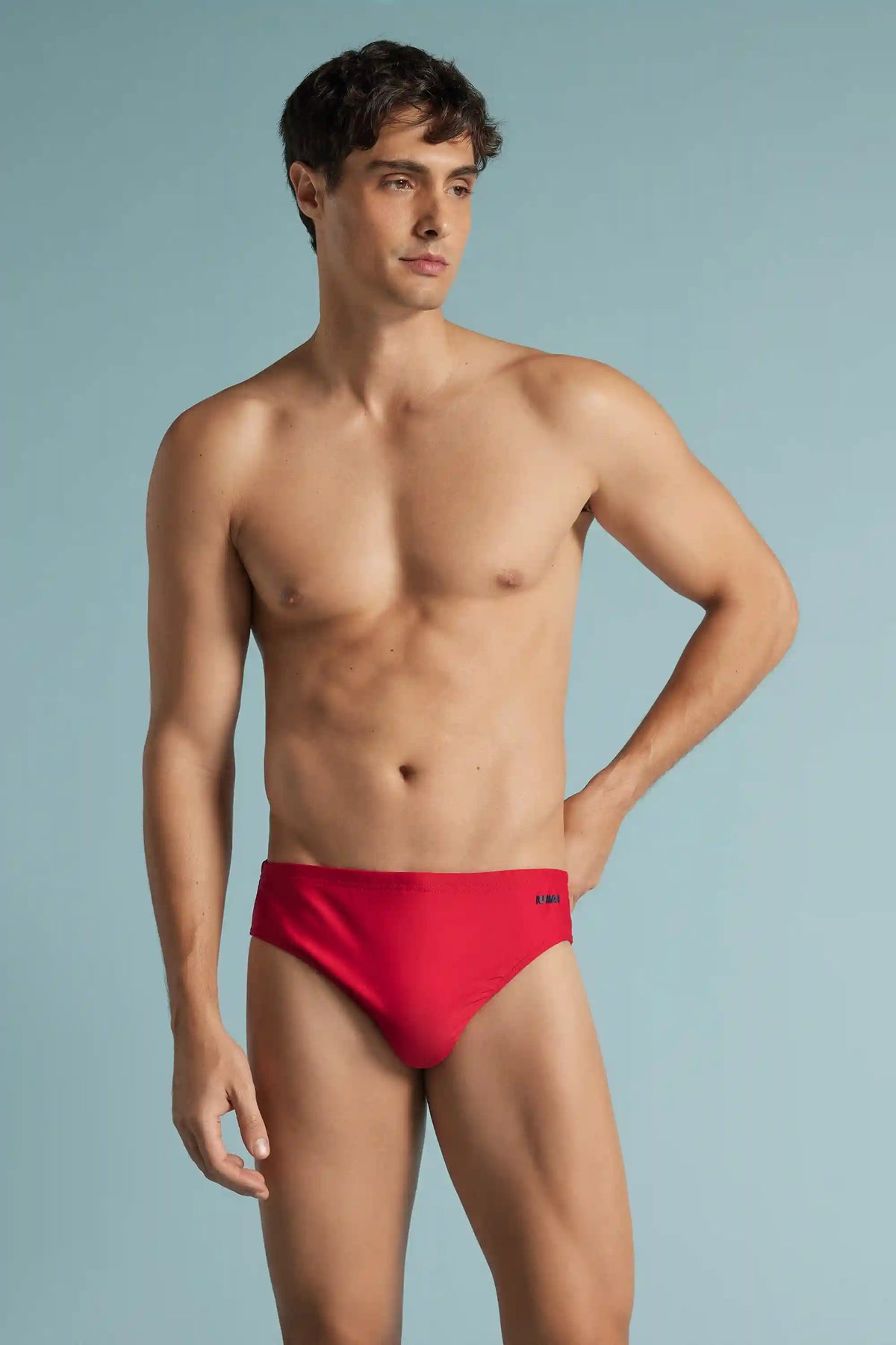 Solid Color Swim Briefs
