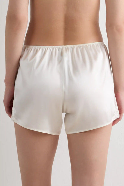 Pretty Flowers Silk Shorts