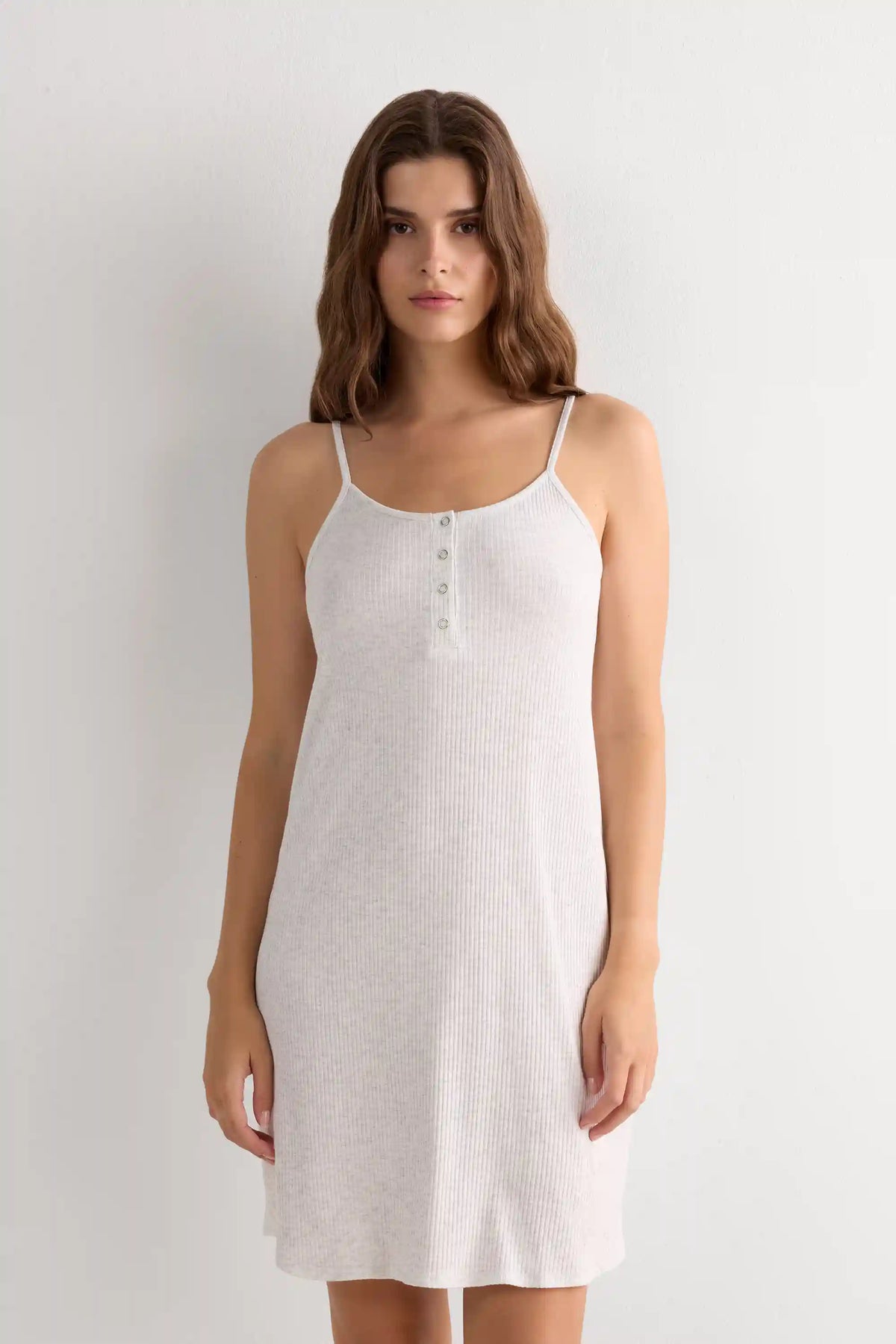 Chic Comfort Thin Strap Nightshirt