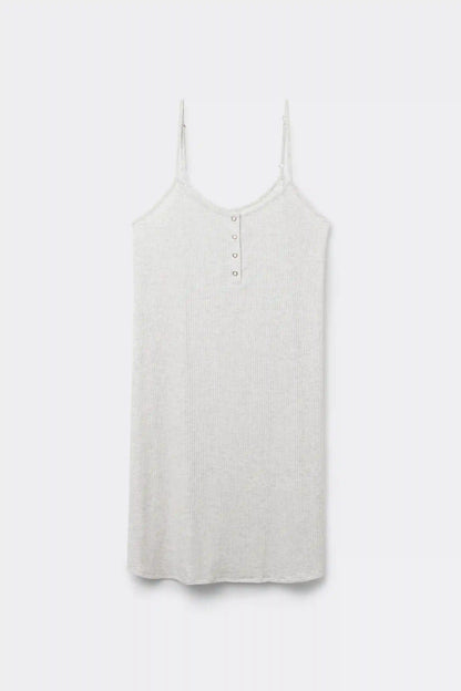 Chic Comfort Thin Strap Nightshirt
