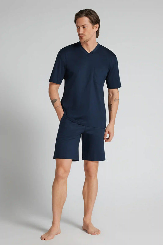 Short Mercerized Cotton Pyjamas filo Premium