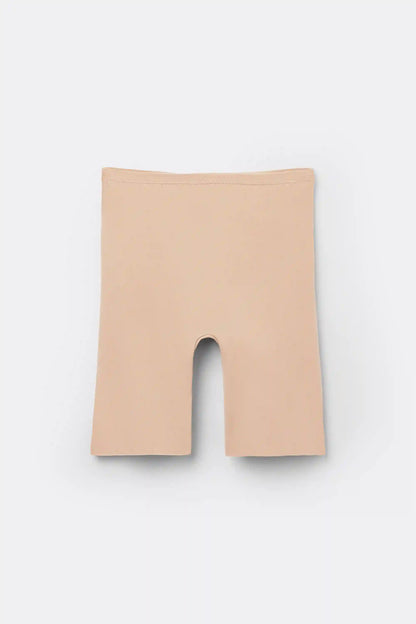 Raw Edge Seamless Cotton Shorts