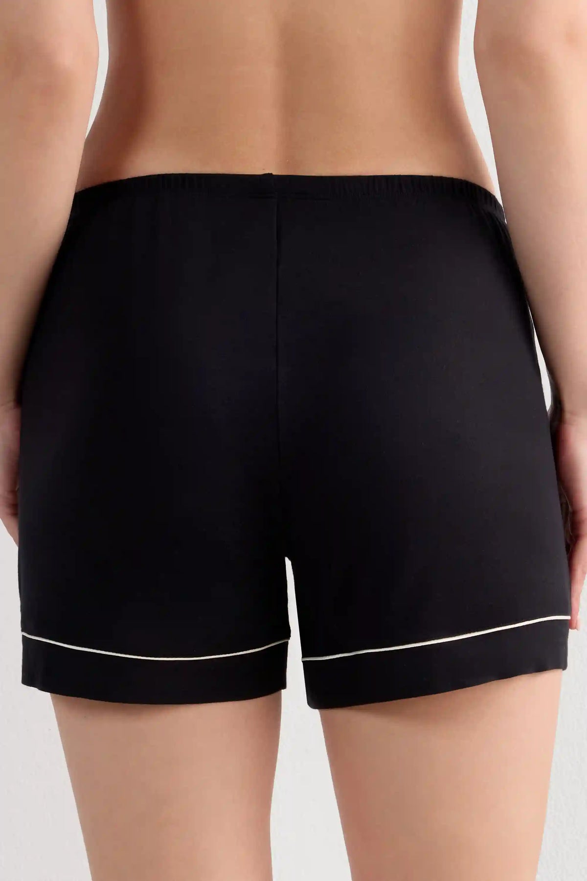 Modal Shorts with Contrast Trim