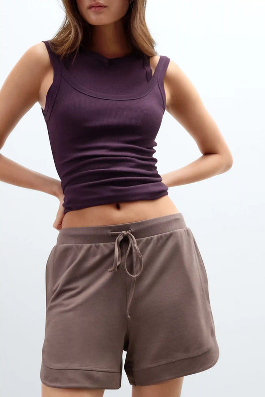 Sporty & Chic Shorts in Modal and Cotton