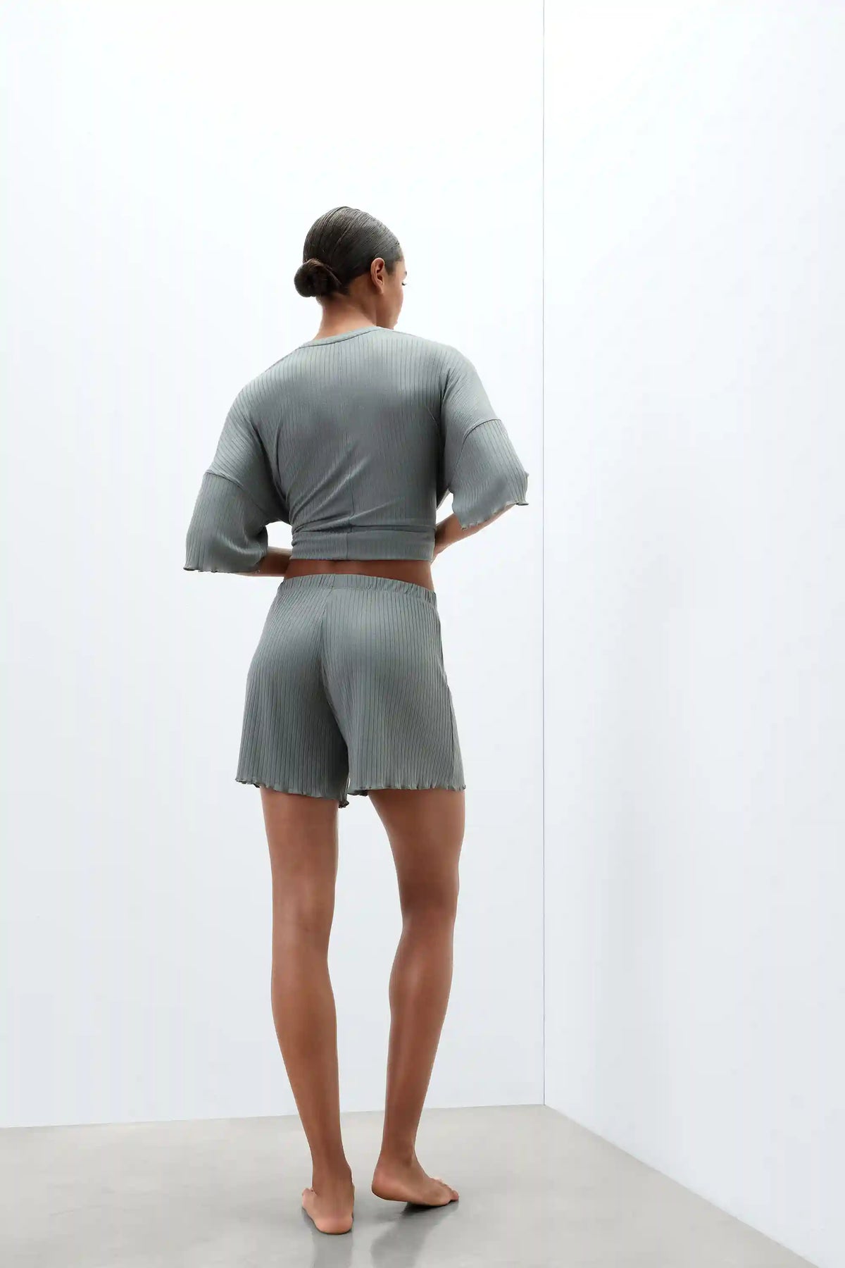 Soft Ribs Modal Shorts