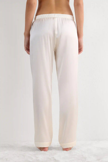 Full Length Silk Pants