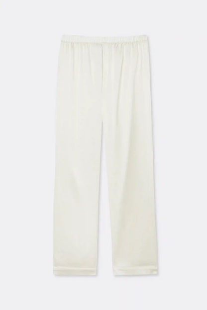 Full Length Silk Pants