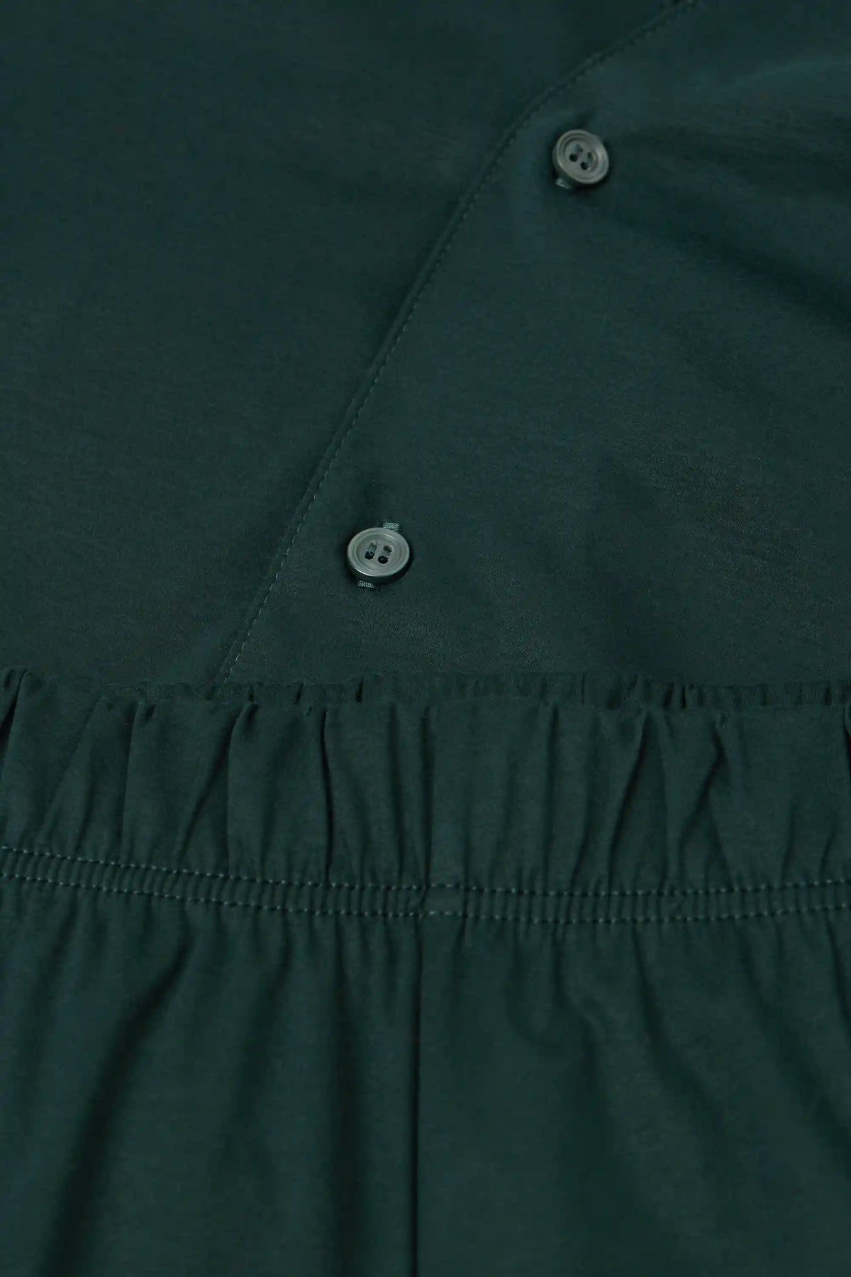 Open Front Full Length Pajamas in Cotton