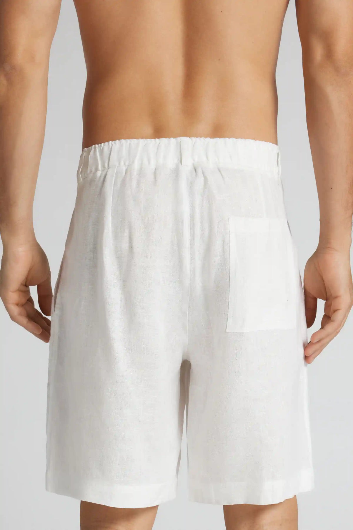 Men&rsquo;s Shorts in 100% Linen