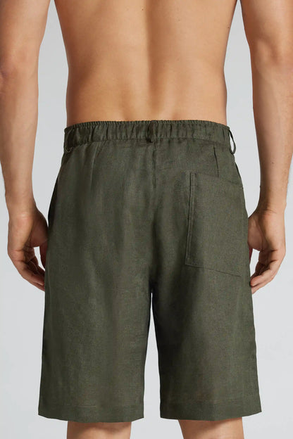 Men&rsquo;s Shorts in 100% Linen
