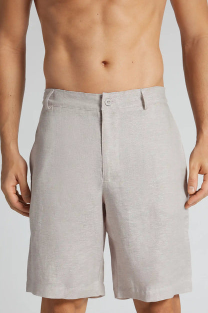Men&rsquo;s Shorts in 100% Linen