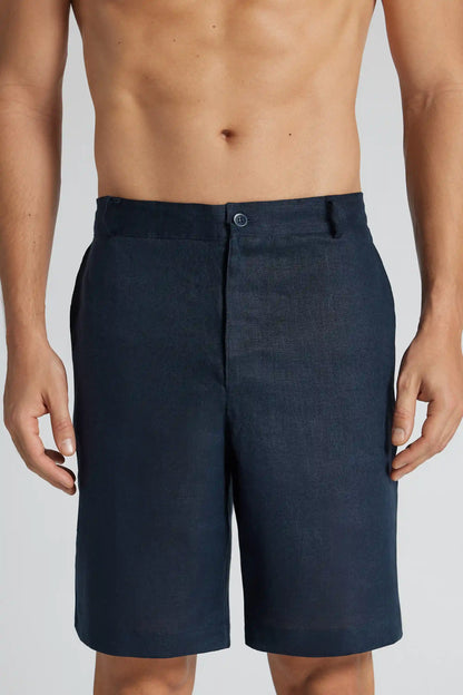 Men&rsquo;s Shorts in 100% Linen