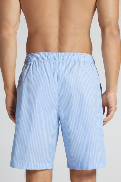 Pinstripe Print Cloth Shorts
