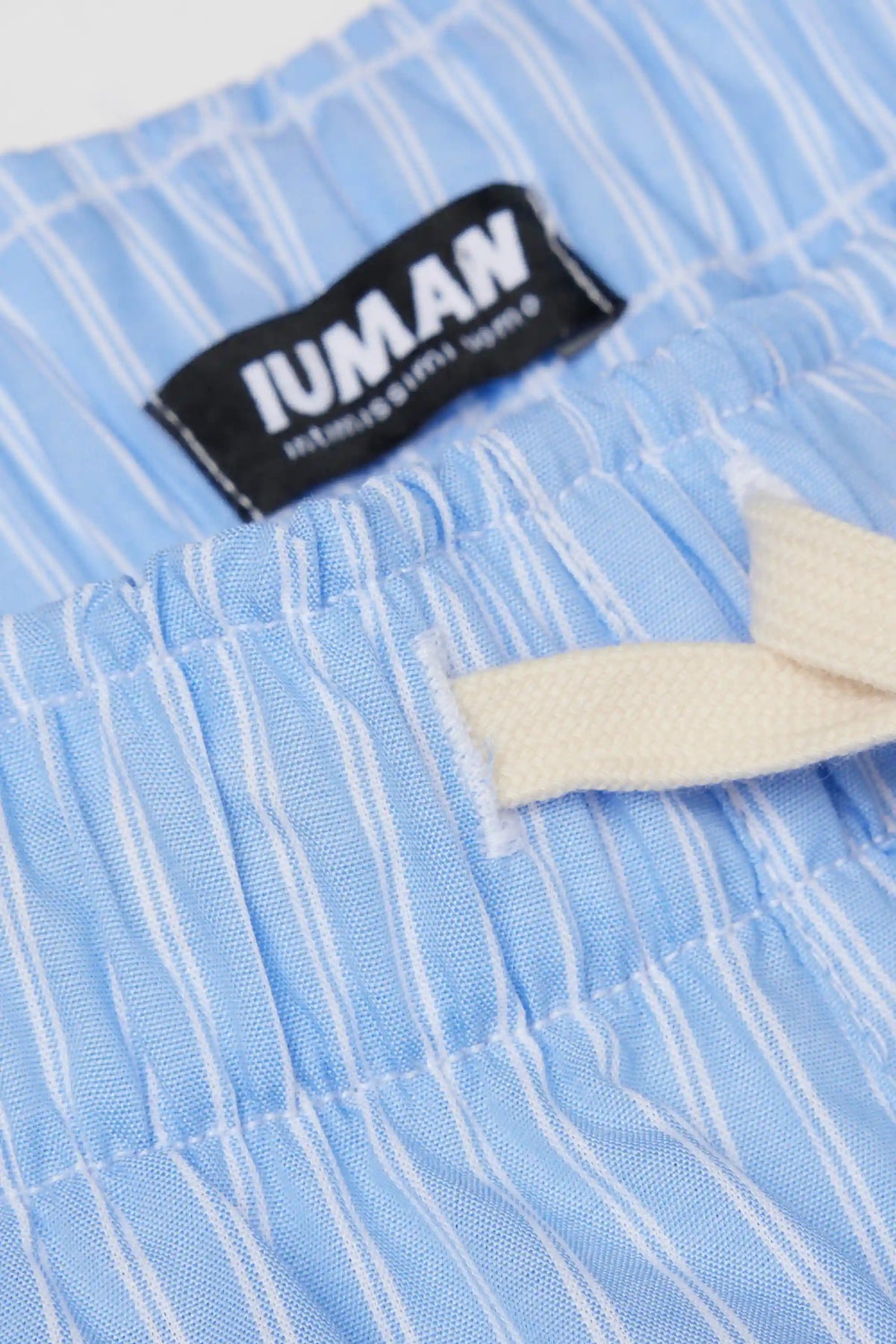 Pinstripe Print Cloth Shorts