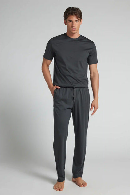 Full Length Pants in Mercerized Cotton filo Premium