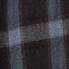 Blue Check Print Full Length Knit Pants