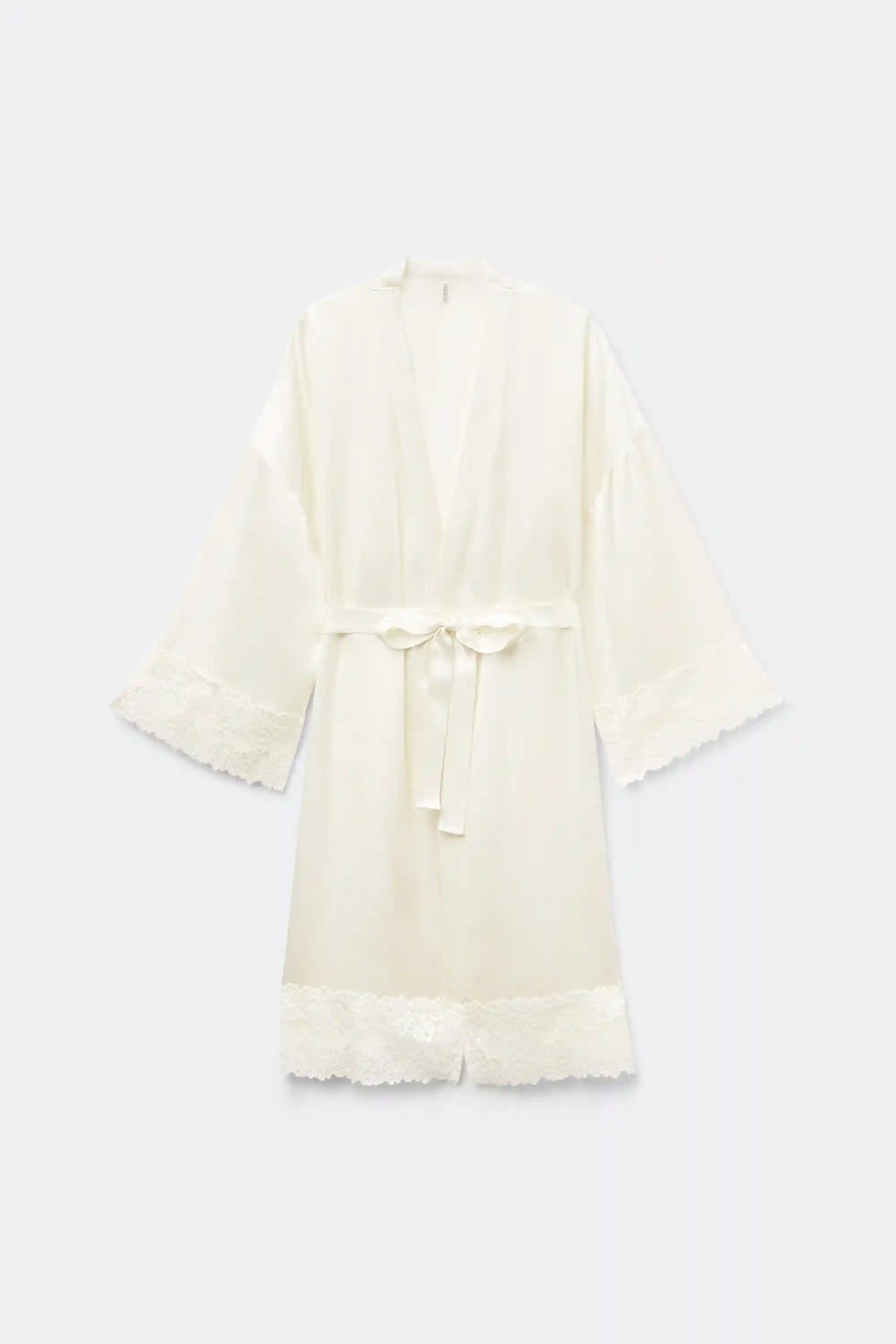 Pretty Flowers Silk Kimono