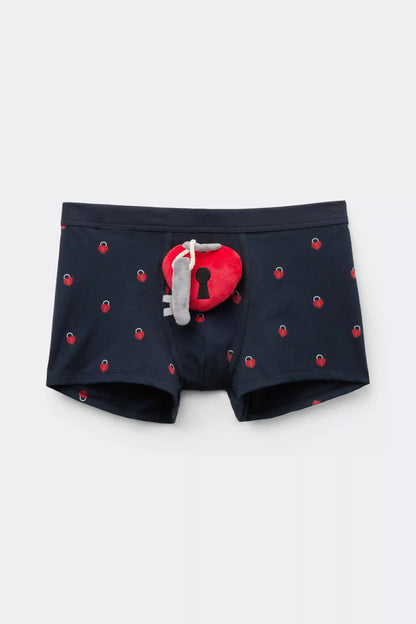Padlock Heart Plush Toy Superior Cotton Boxers