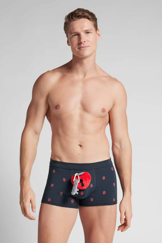 Padlock Heart Plush Toy Superior Cotton Boxers