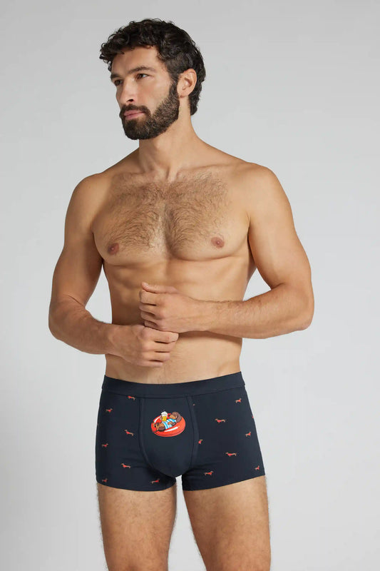 Dachshund Print Superior Cotton Boxers