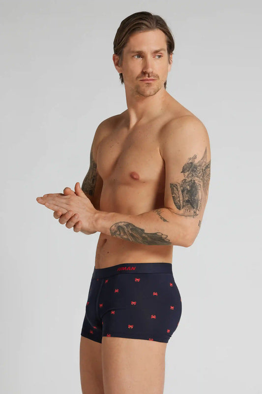 Crab Print Superior Cotton Boxers