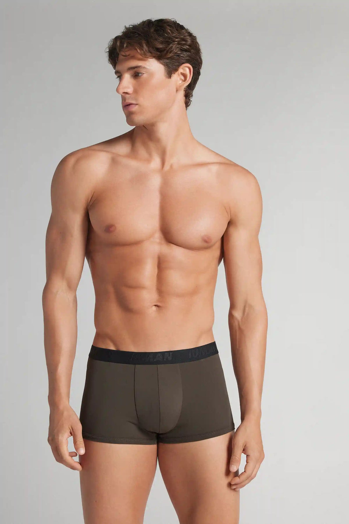 Microfiber Boxers with Logo